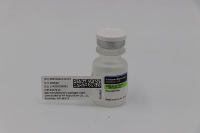 Serialized Label (Serialized 51662 1312 1 Calcium Gluconate)
